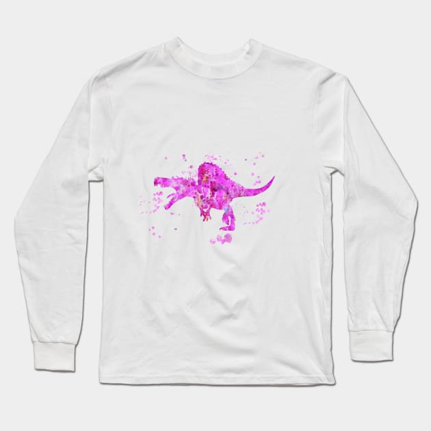 Spinosaurus Long Sleeve T-Shirt by RosaliArt